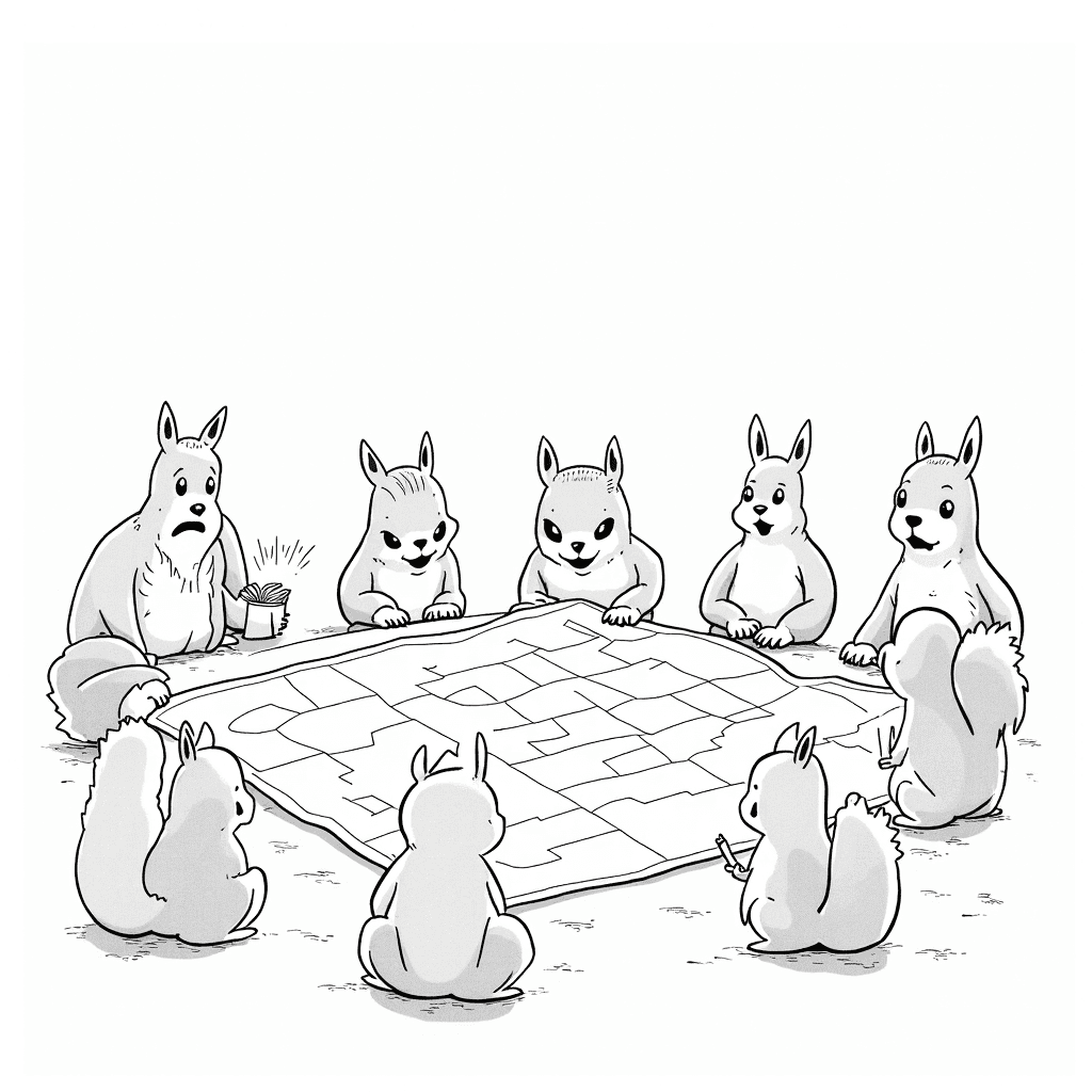 "With 12 members and 6 wards, even the squirrels are scratching their heads!"